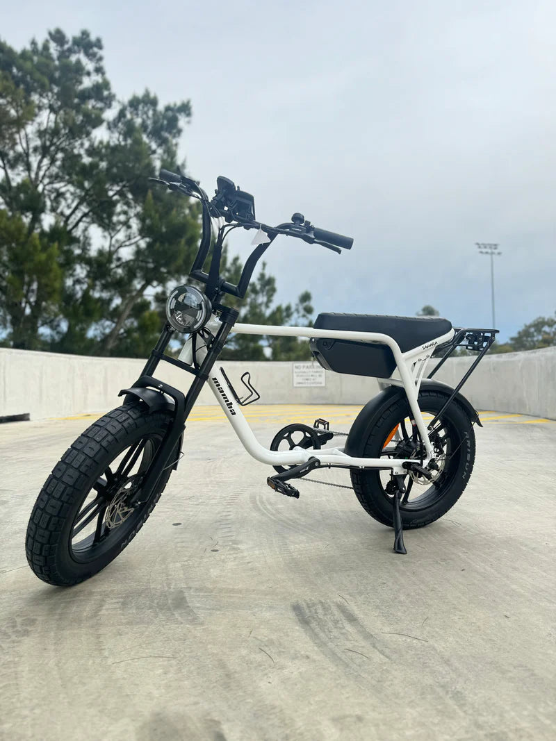 2025 NEW MAMBA SAHARA FAT TYRE EBIKE 500W/750W 48V17AH BATTERY KIT AND BUILT IN GPS TRACKING