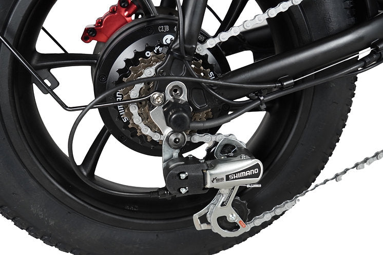 Mamba Taureg – Folding Fat Tyre E-Bike (16"x3.0) | 48V 18Ah