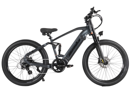 Mamba Explorer AWD Dual Motor 48v750w Fat Tyre E-Bike Dual Suspension