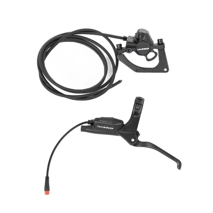 Tektro rear brake assembly with left lever