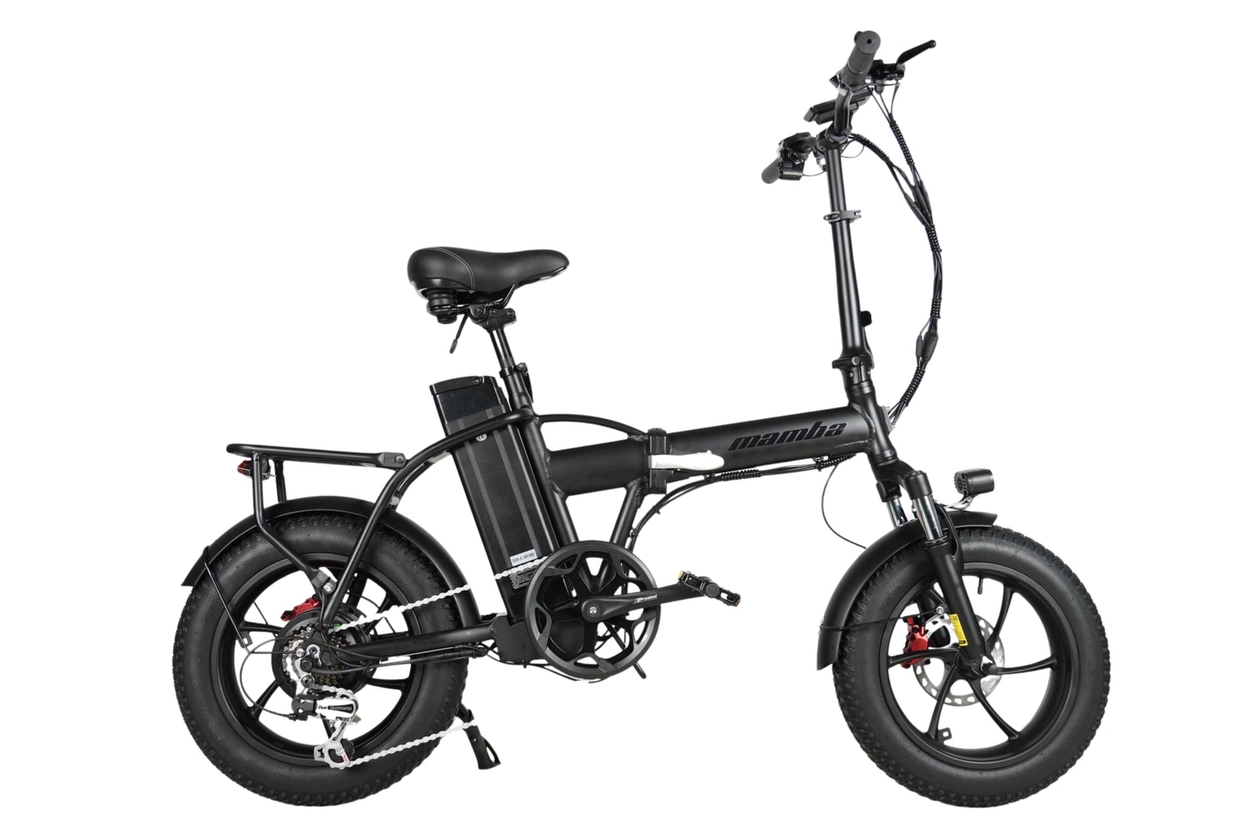 Mamba Taureg – Folding Fat Tyre E-Bike (16"x3.0) | 48V 18Ah